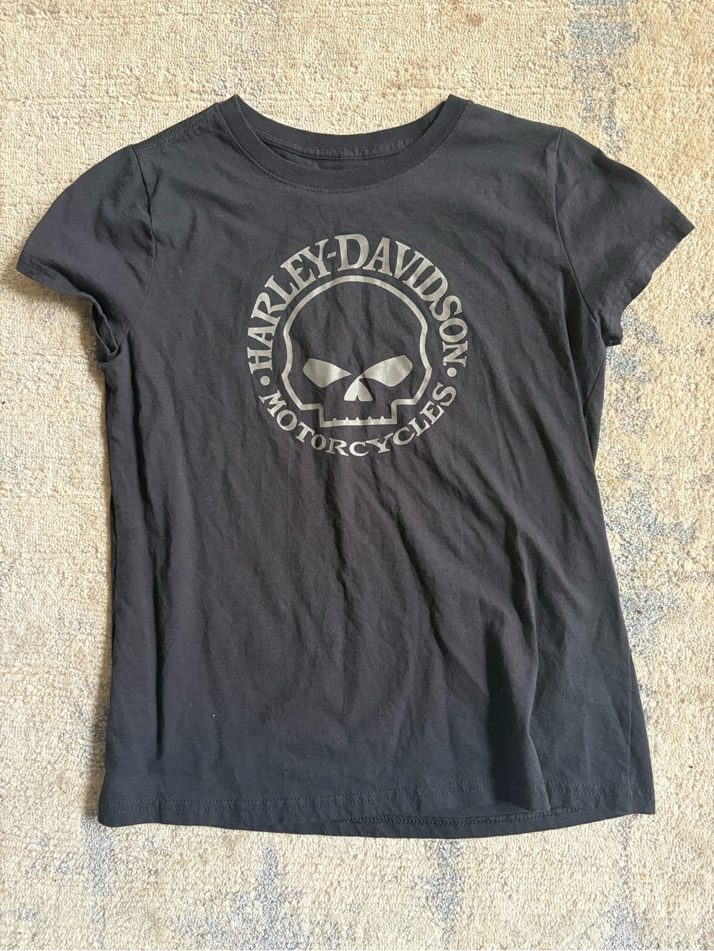 Harley-Davidson Women’s ' Black Skull Logo Tee